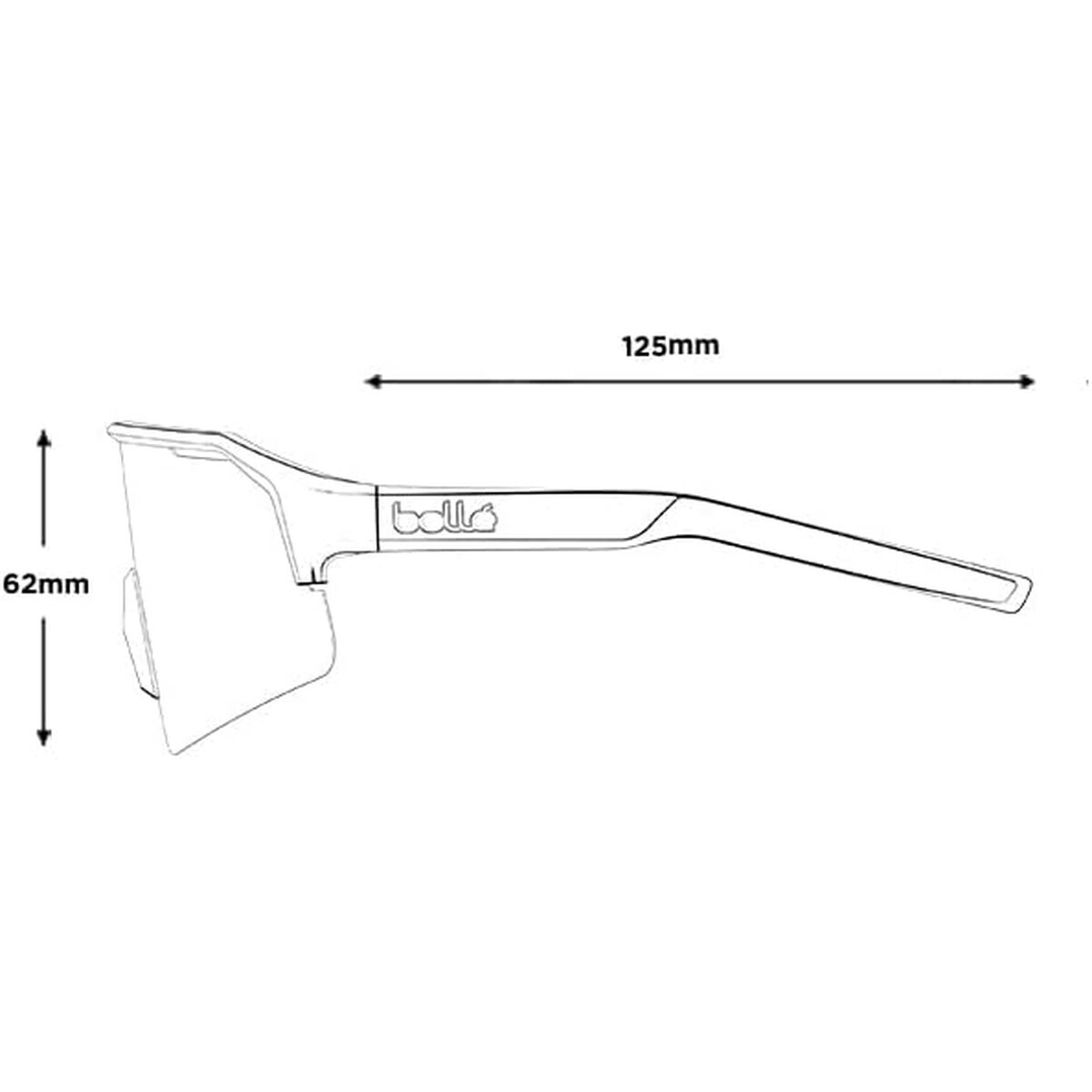 Ochelari de Soare Unisex Bollé BS005002 Ø 140 mm
