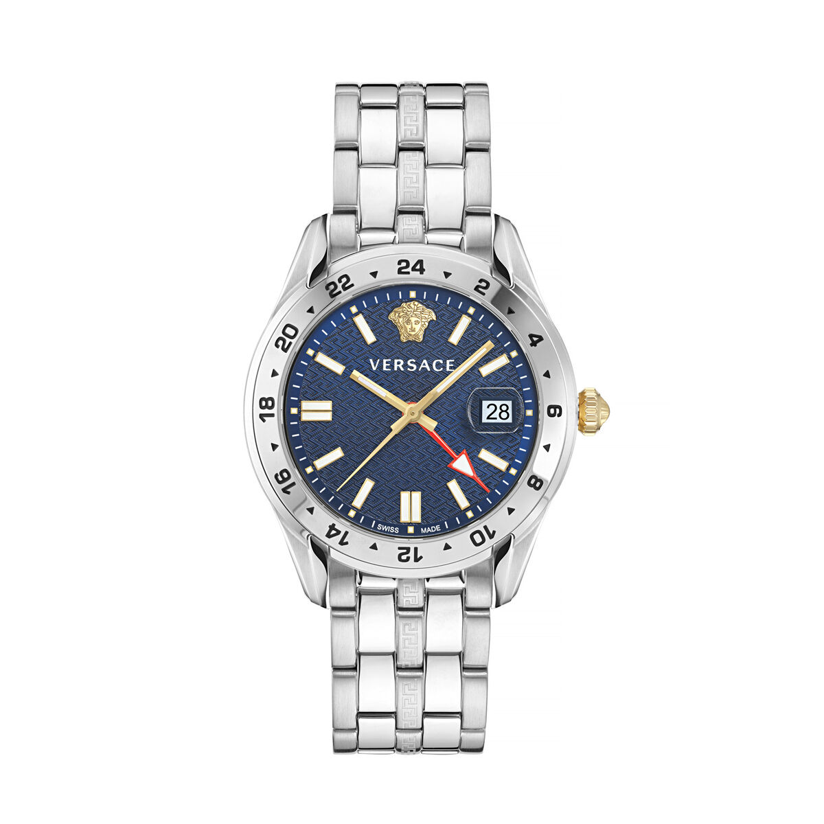 Ceas Bărbați Versace VE7C00523 Argintiu (Ø 41 mm)