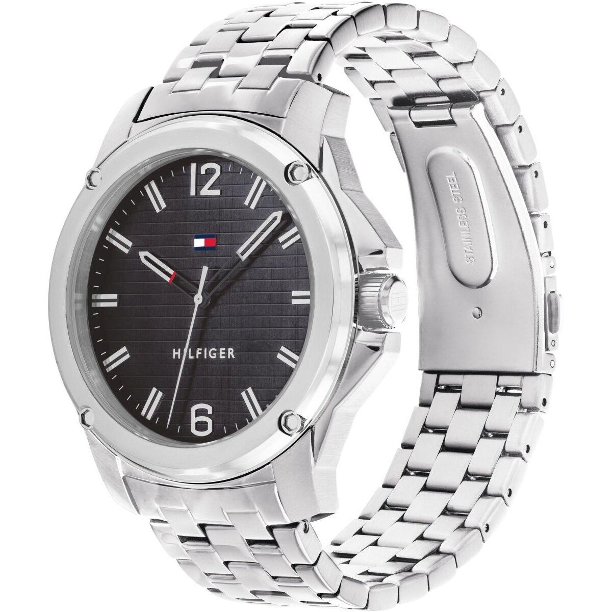 Ceas Bărbați Tommy Hilfiger 1710486 Argintiu (Ø 44 mm)