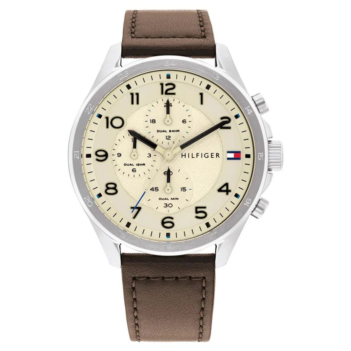 Ceas Bărbați Tommy Hilfiger Argintiu (Ø 45 mm)