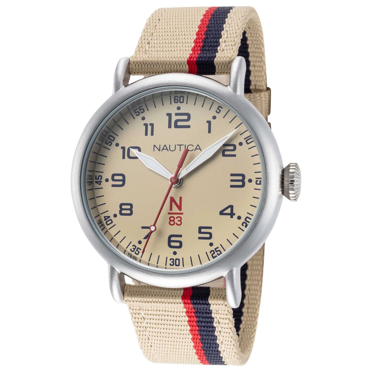 Ceas Bărbați Nautica NAPWLS911 Argintiu (Ø 40 mm)