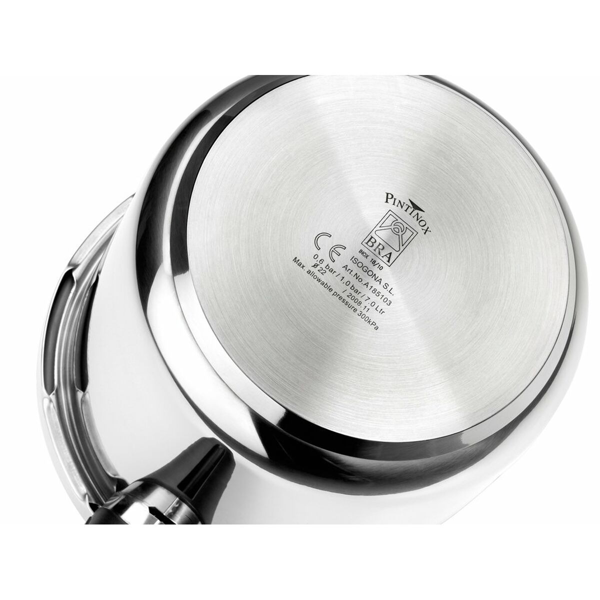Oală sub Presiune BRA Braisogona_A185101 4 L Oțel inoxidabil Metal 4 L