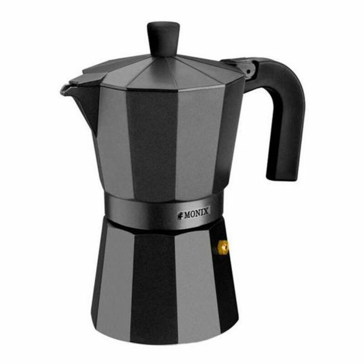 Cafetieră Italiană Monix Braisogona_M640012 Negru Aluminiu 12 Hrníčky 1,5 L
