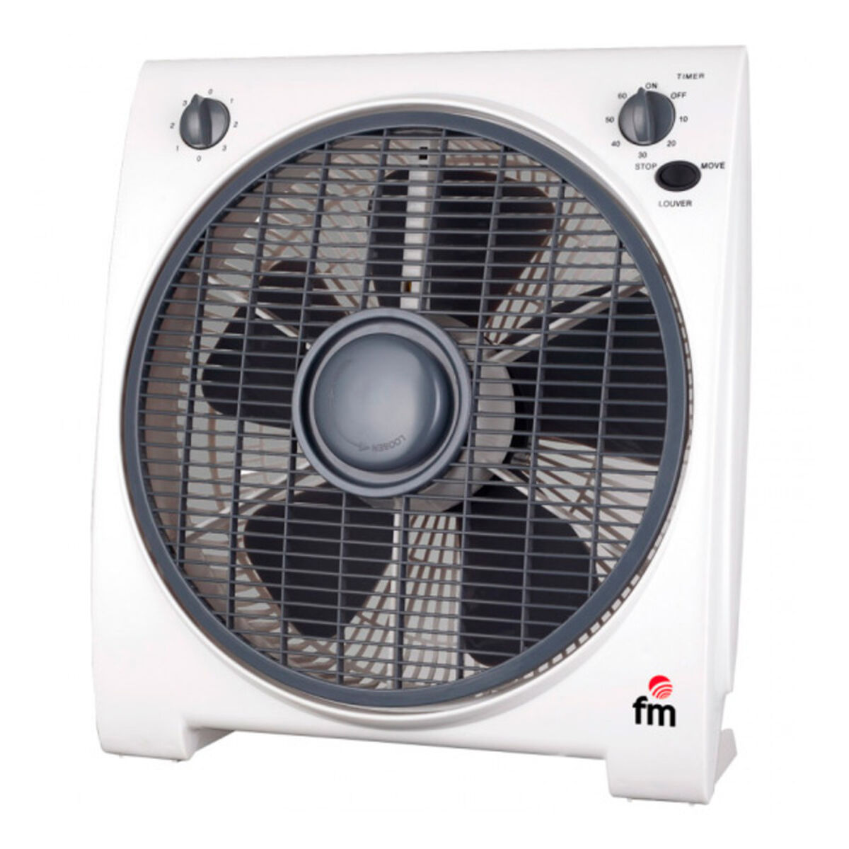 Ventilator de Podea Grupo FM BF4 8600046608 Alb 45 W