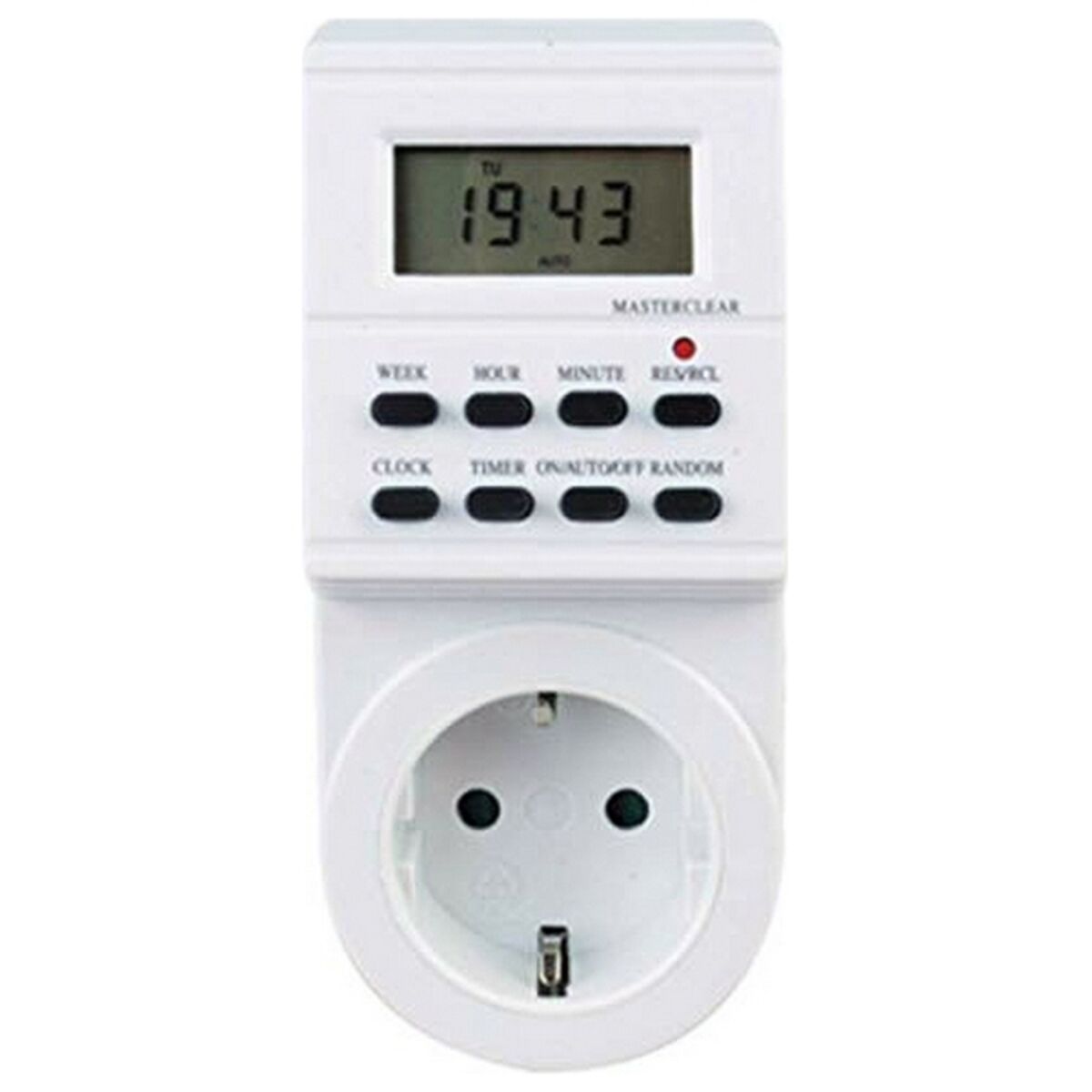 Priză cu temporizator digital Silver Electronics 49401