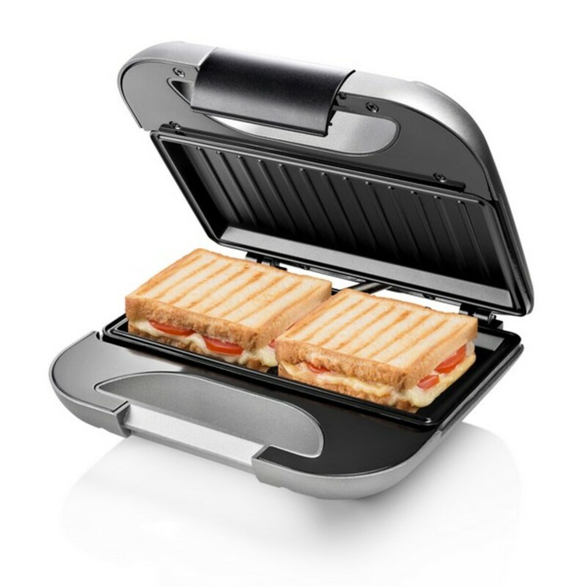 Grătar Toaster Sandviș Princess 01.127003.01.001 Negru Argintiu 750 W