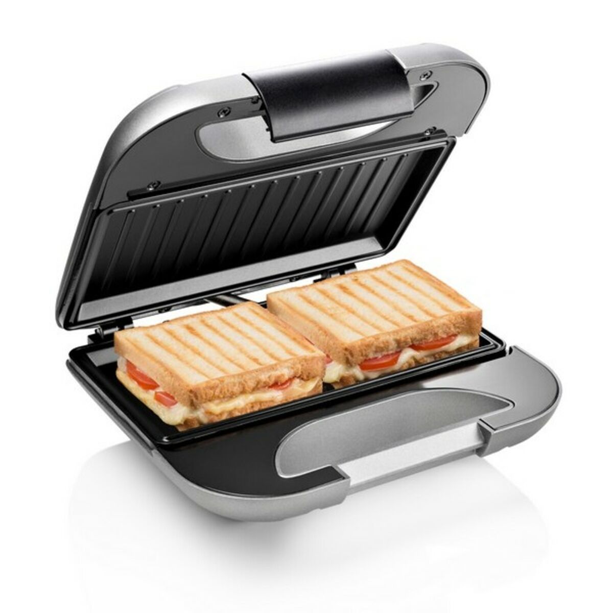 Grătar Toaster Sandviș Princess 01.127003.01.001 Negru Argintiu 750 W