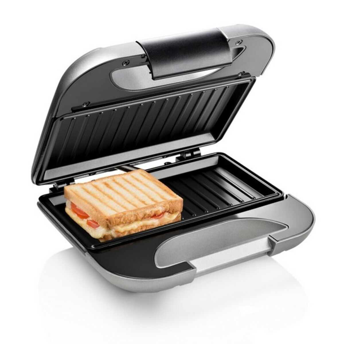 Grătar Toaster Sandviș Princess 01.127003.01.001 Negru Argintiu 750 W