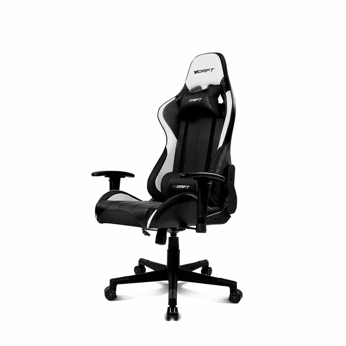 Scaun Gaming DRIFT DR175CARBON Alb Negru