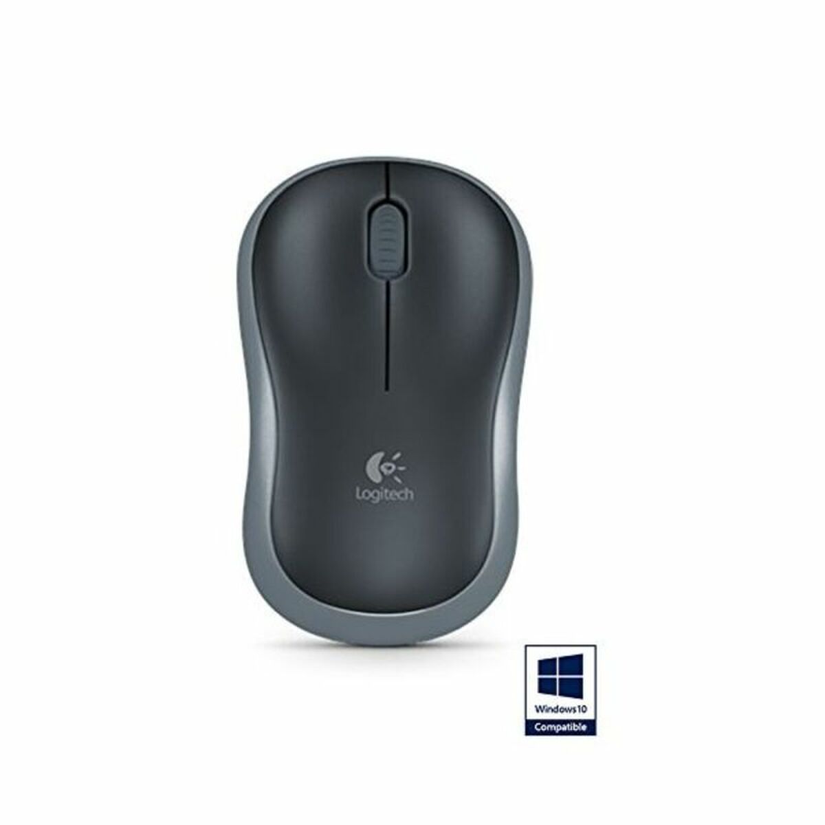 Mouse Fără Fir Logitech M185 Negru Gri