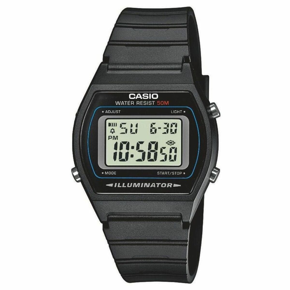 Ceas Bărbați Casio W-202-1AVEF Negru Digital
