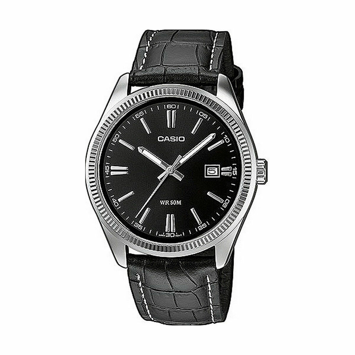 Ceas Bărbați Casio MTP-1302PL-1AVEF Negru