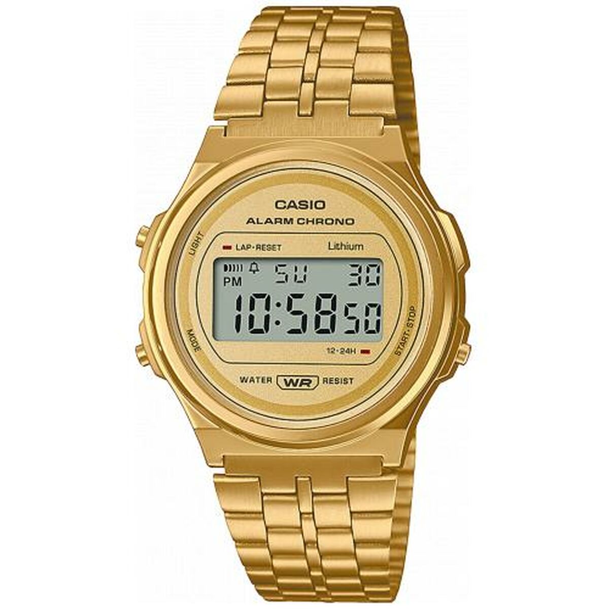 Ceas Unisex Casio A171WEMG-9AEF Auriu* Vintage