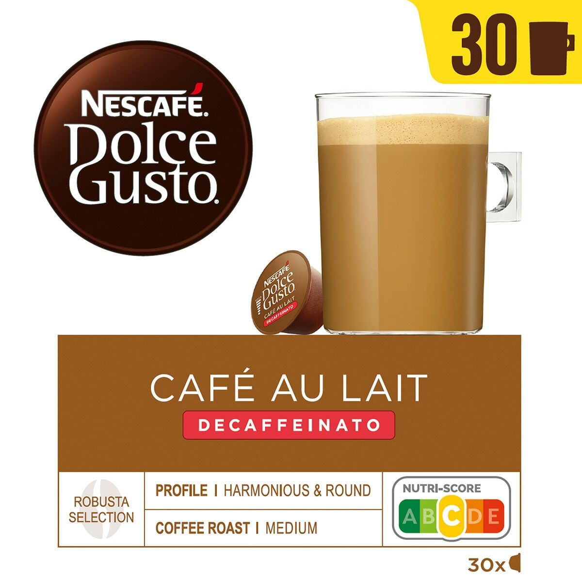 Capsule de cafea Nestlé AULAIT DESCAF