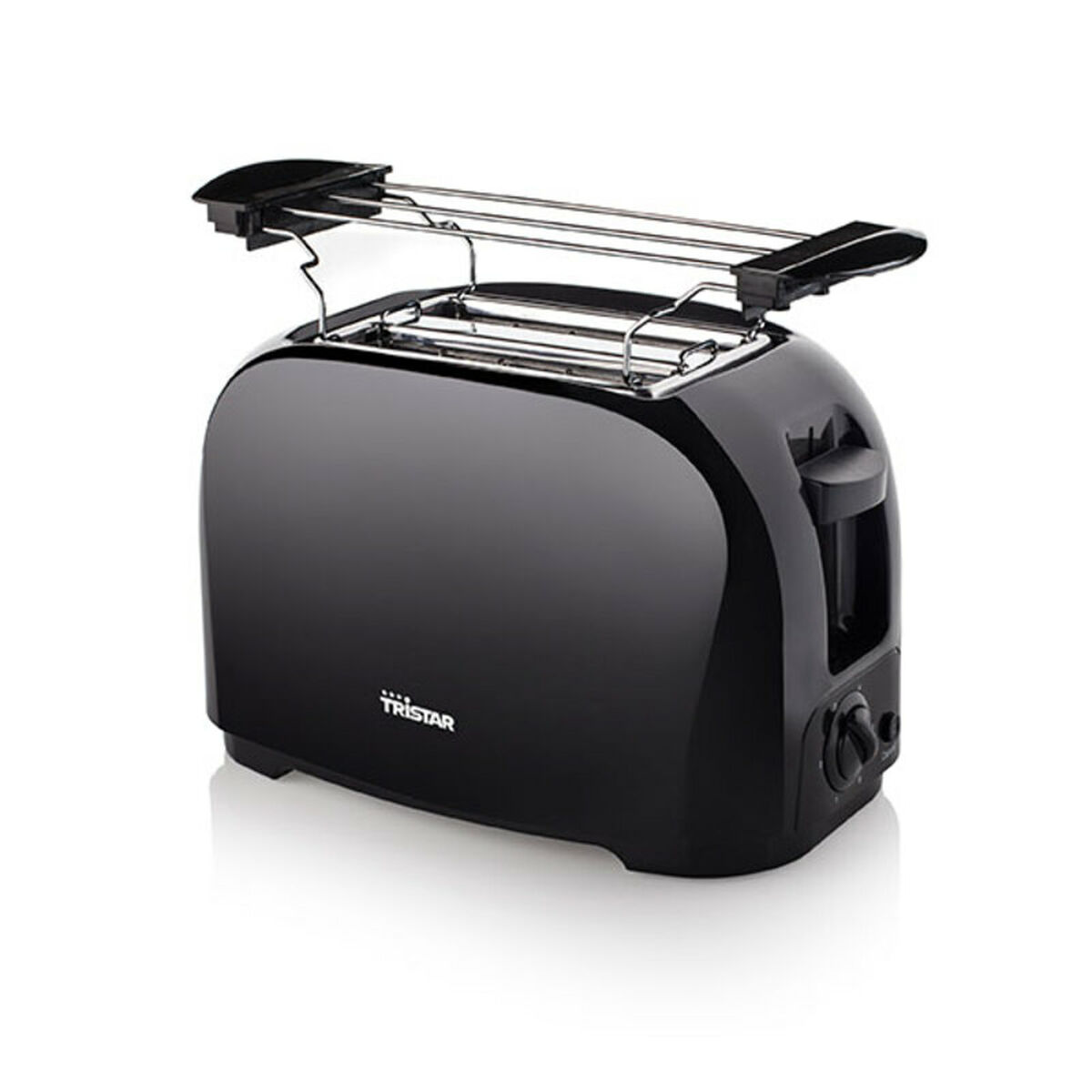 Prăjitor de Pâine Tristar BR-1025 Tostadora Negru 800 W