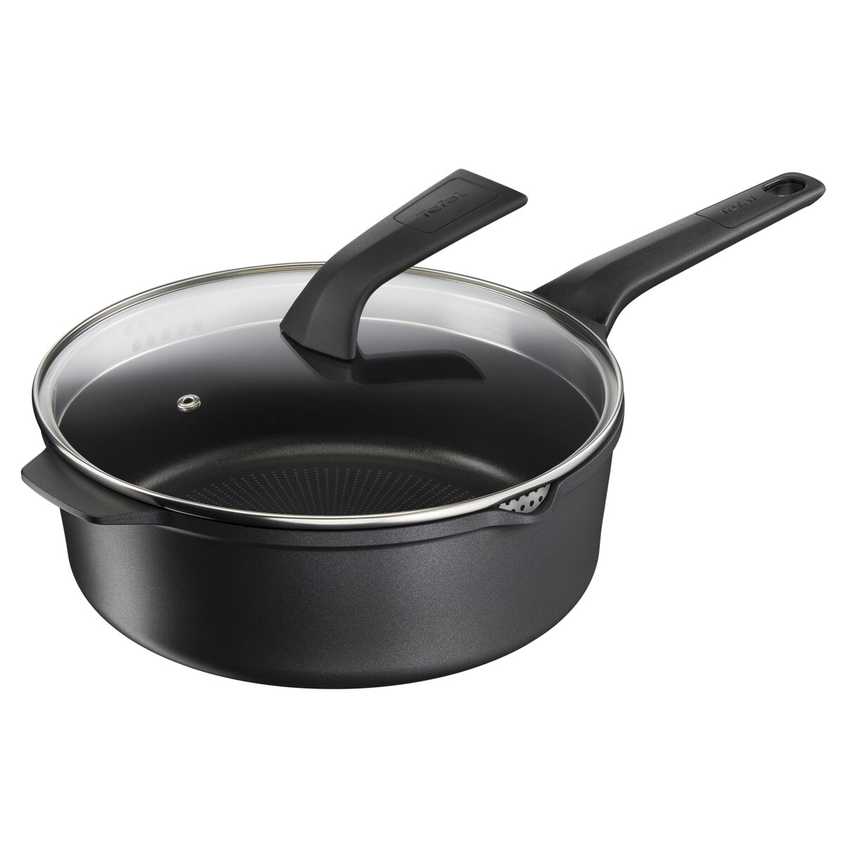 Caserolă Cu Capac Tefal E2493344 Negru 2 Piese