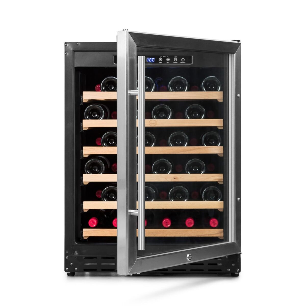Vinotecă Vinobox V50GC1TI Negru
