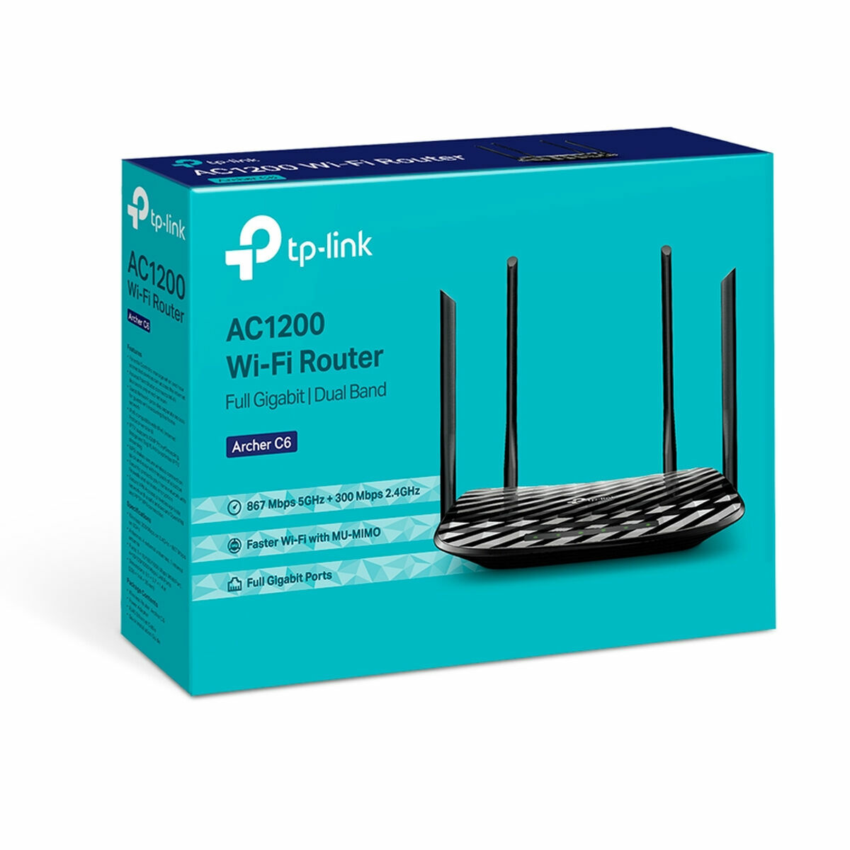 Router TP-Link AC1200 Negru