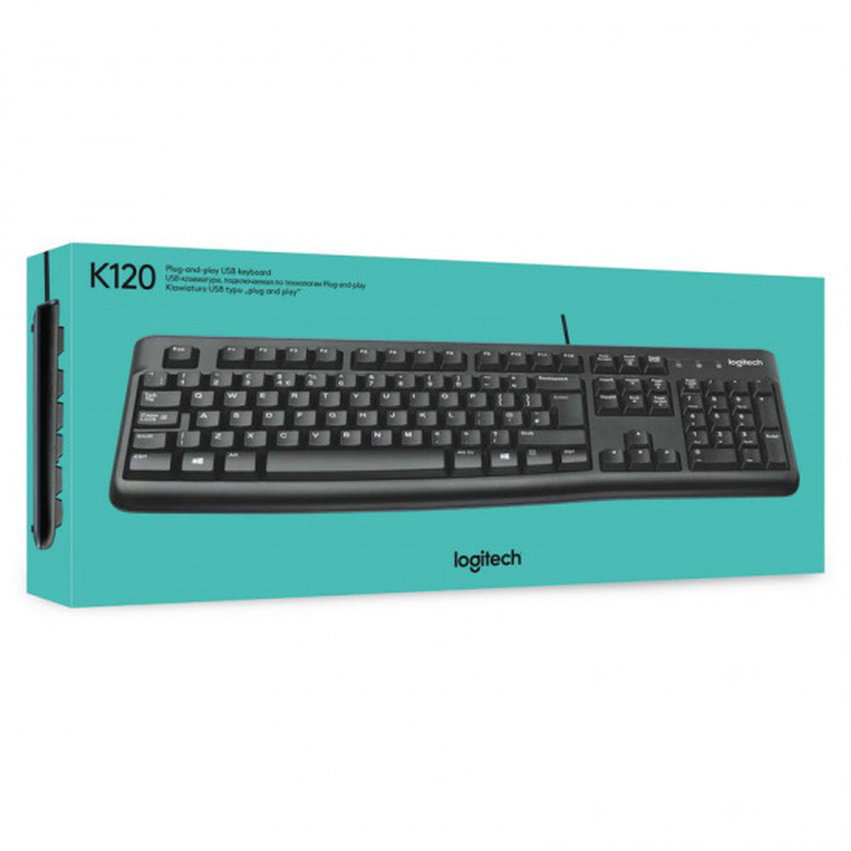Tastatură Logitech K120 Negru