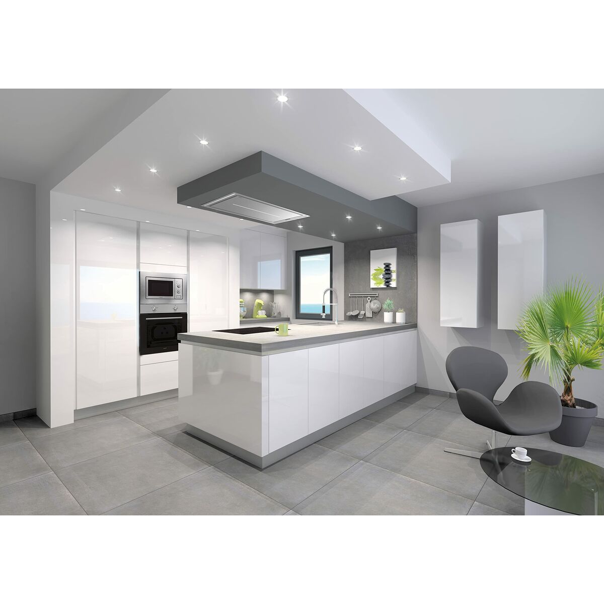 Hotă Convențională Cata BENNU SLIM 900X Oțel