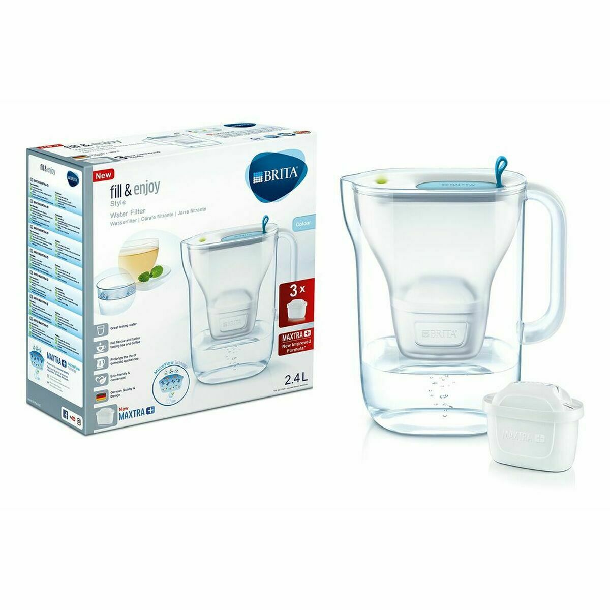 Carafă Filtrantă Brita 2,4 L Plastic