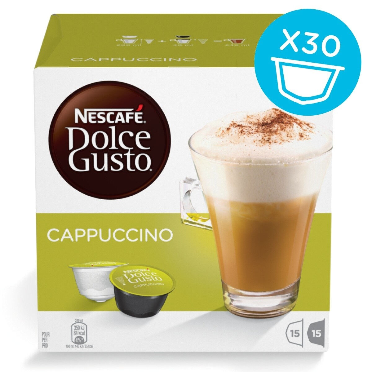 Capsule de cafea Nestlé CAPUCCINO 30 Piese