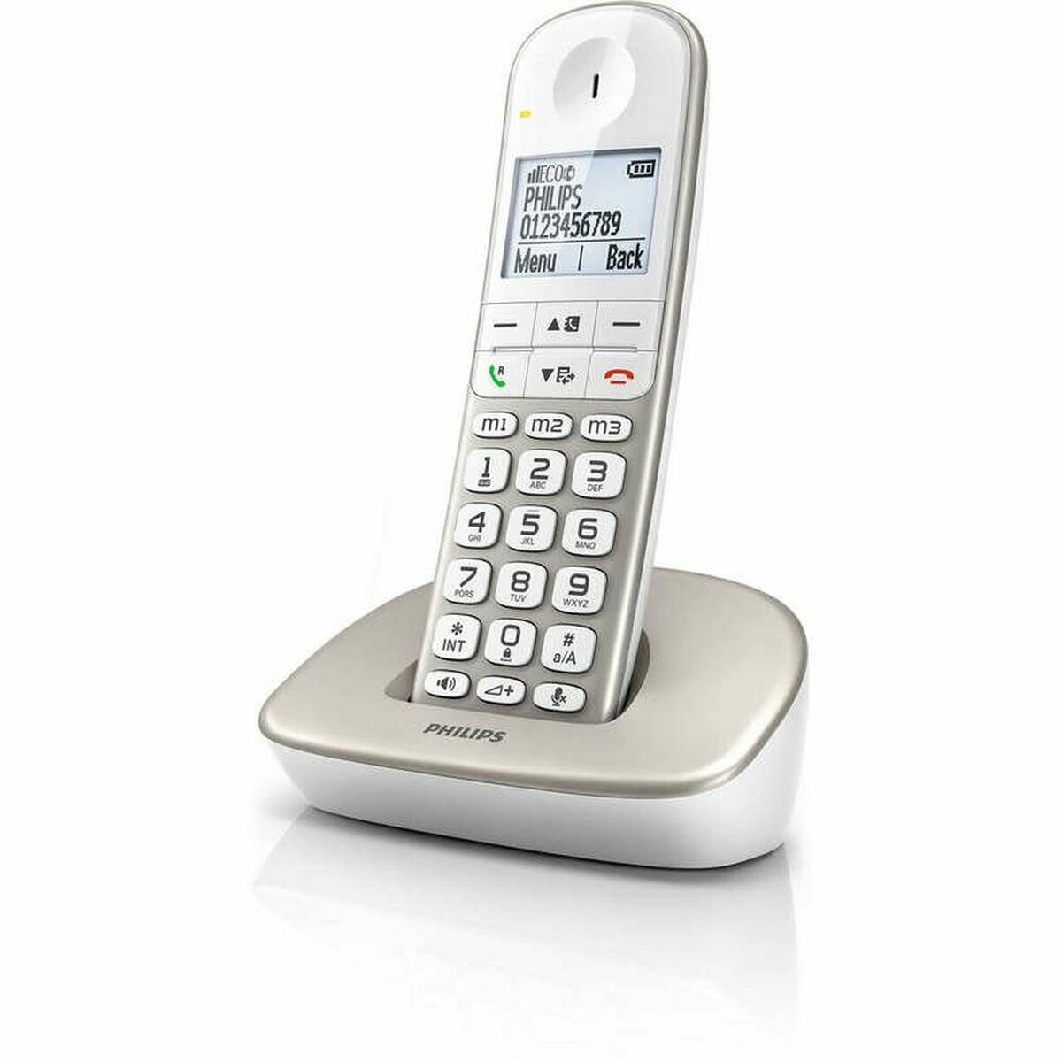 Telefon fără Fir Philips XL4901S/23 1,9" DECT Alb