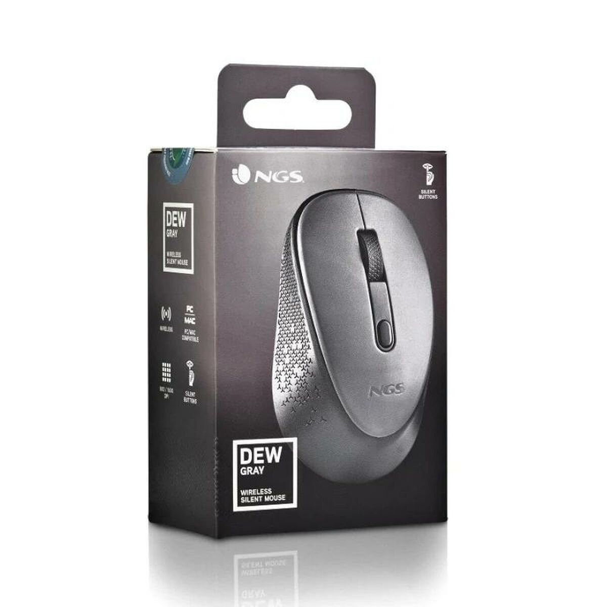Mouse NGS DEWGRAY Gri 1600 dpi (1 Unități)