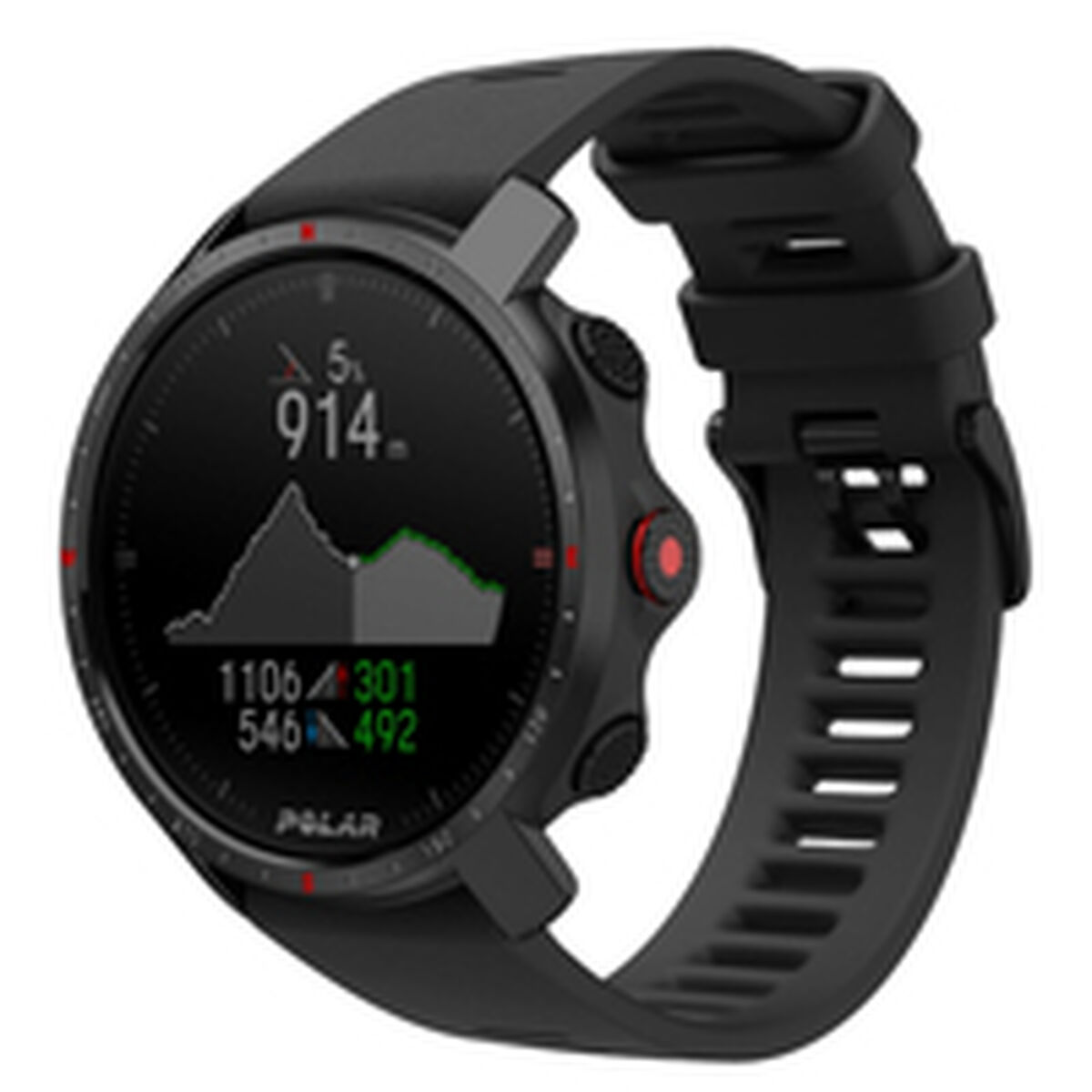 Smartwatch Polar GRIT X PRO ZAFIRO TITAN M/L Negru 1,2"