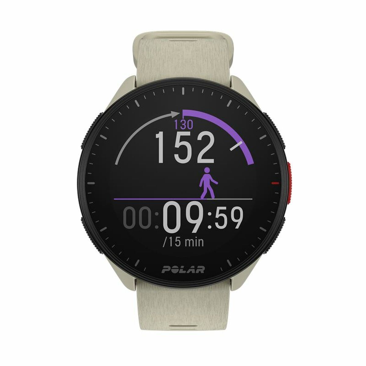 Ceas Sportiv Polar Alb 1,2"