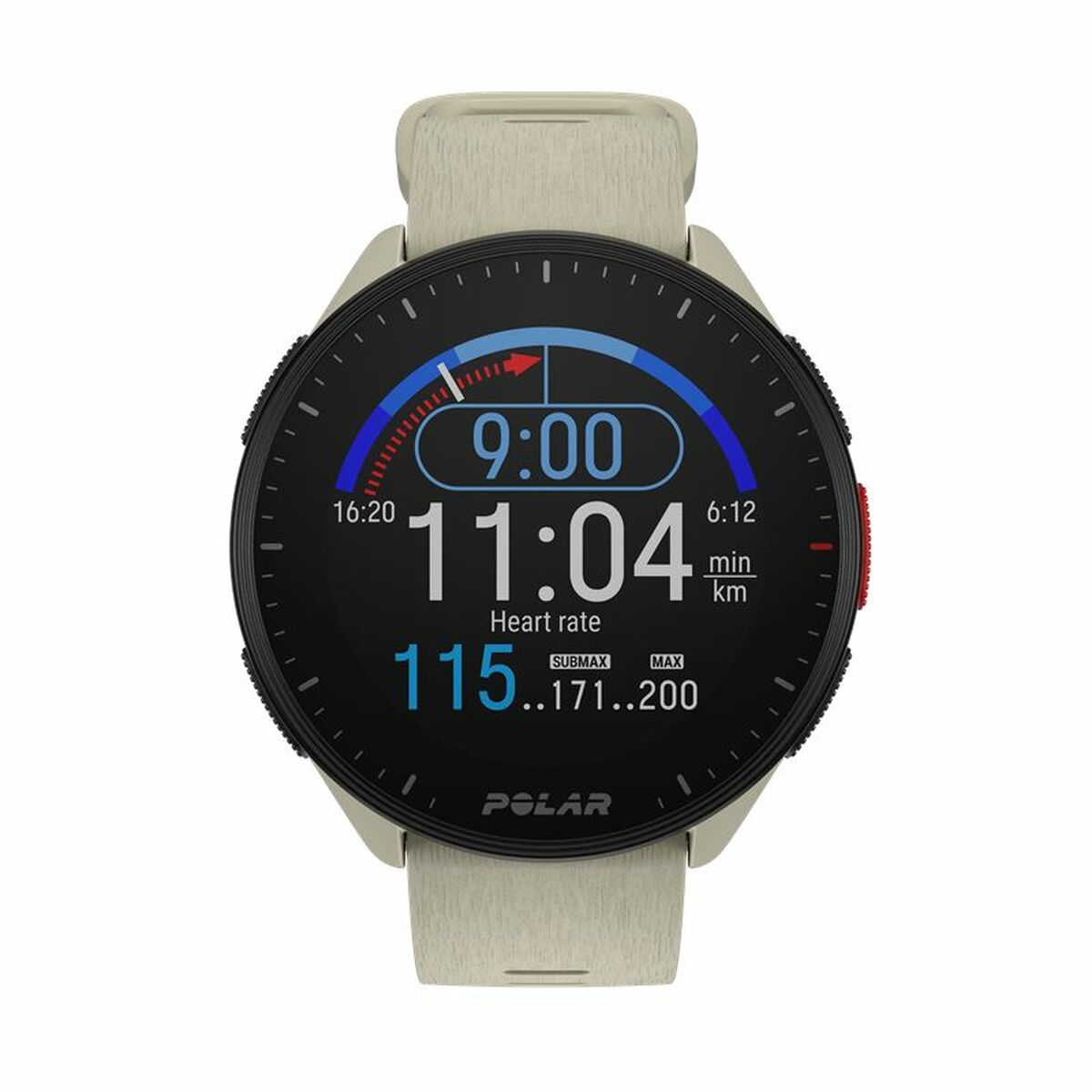 Ceas Sportiv Polar Alb 1,2"