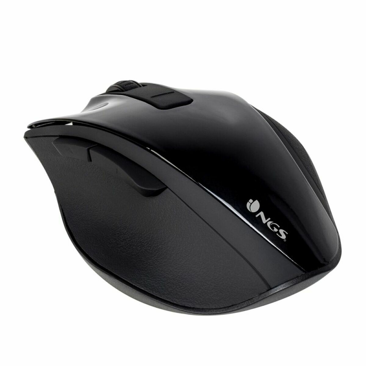 Mouse Fără Fir Optic NGS BOWBLACK Negru 1600 dpi (1 Unități)