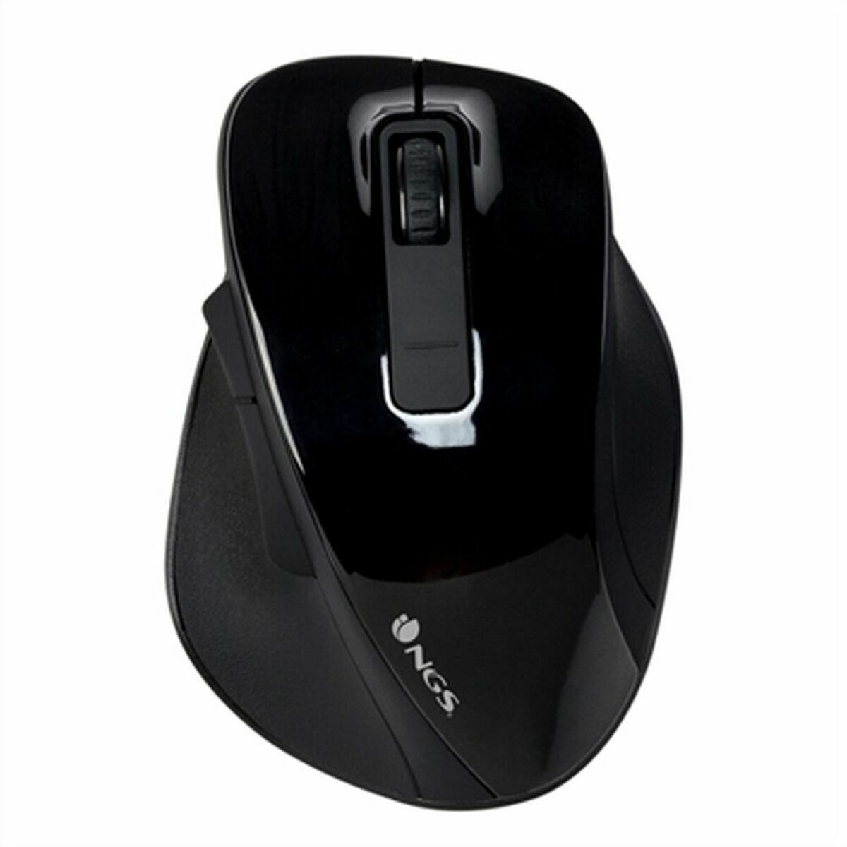 Mouse Fără Fir Optic NGS BOWBLACK Negru 1600 dpi (1 Unități)