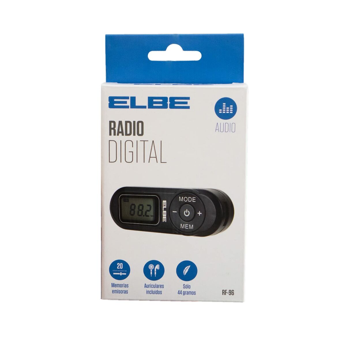 Radio Portabil Digital ELBE RF96 Negru FM