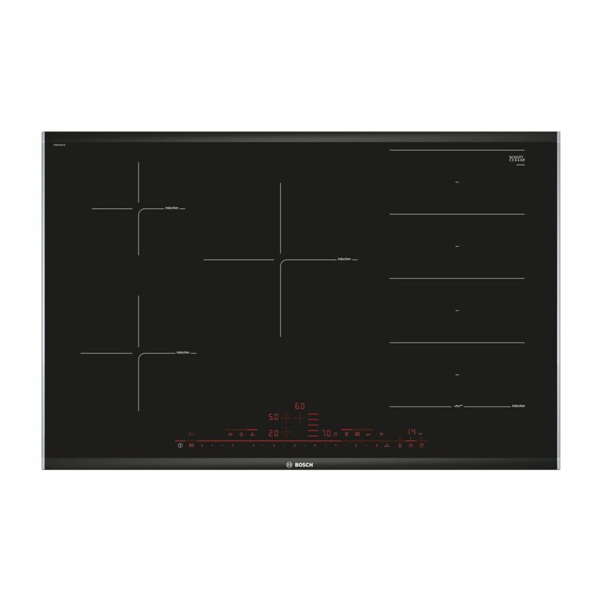 Plită cu Inducție BOSCH PXV875DV1E 81,6 cm 7400 W