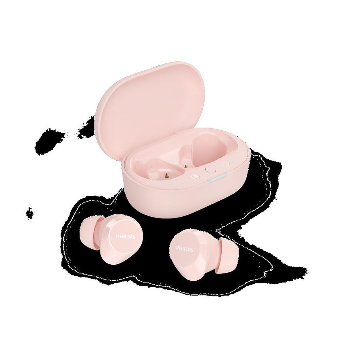 Căști fără fir cu carcasă de încărcare Philips TAT1209PK Roz