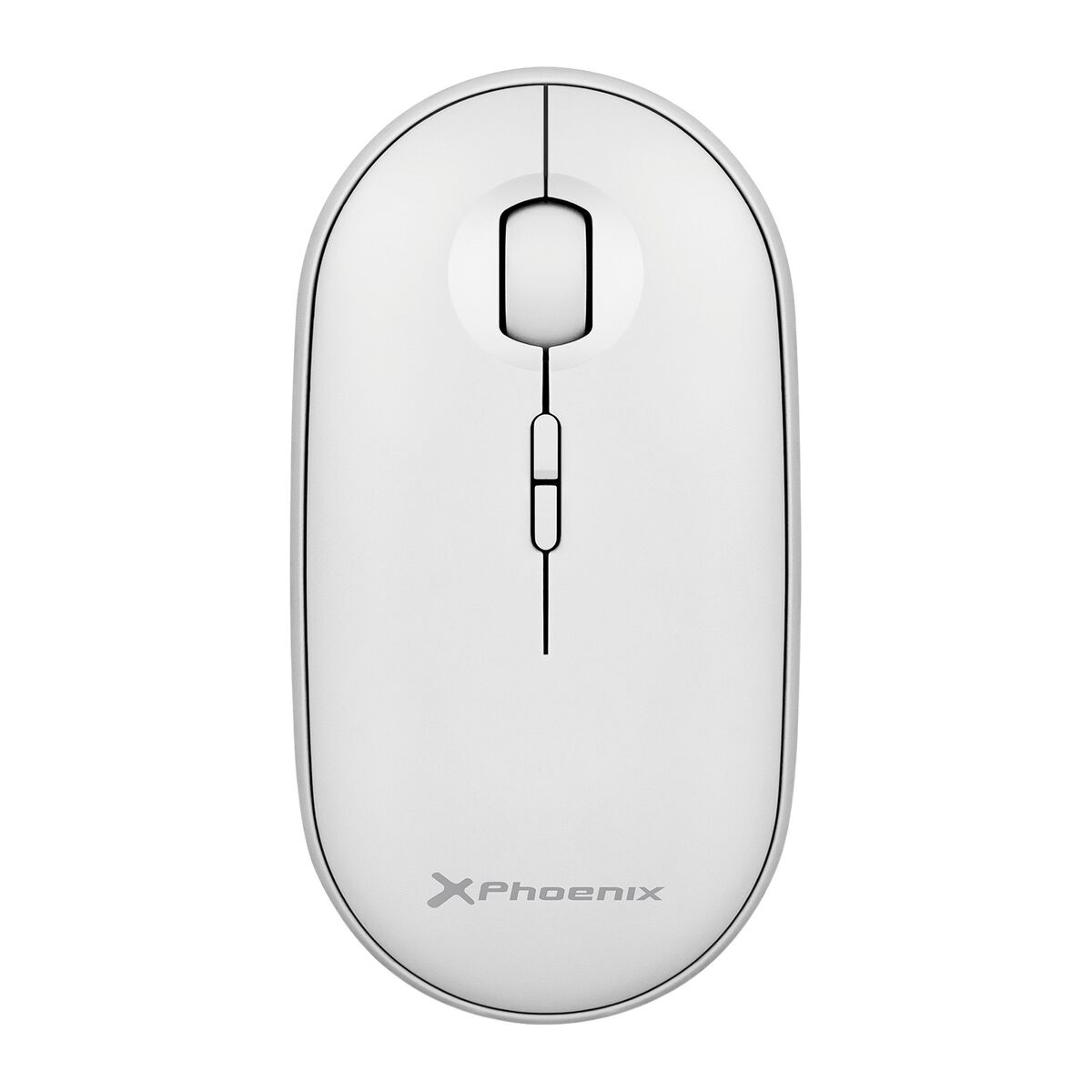 Mouse Fără Fir Optic Phoenix Alb 1600 dpi (1 Unități)