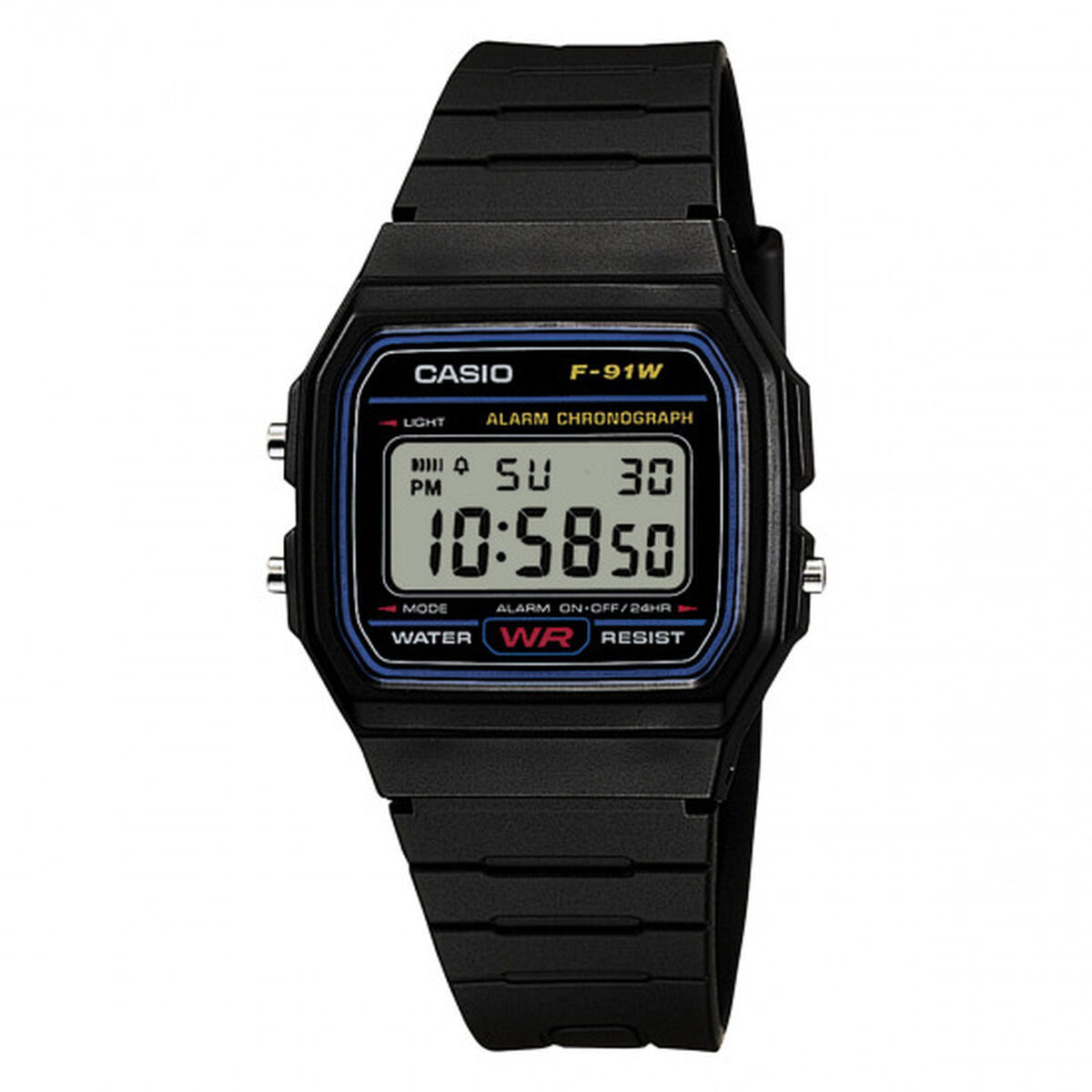 Ceas Bărbați Casio F-91W-1YEG Negru