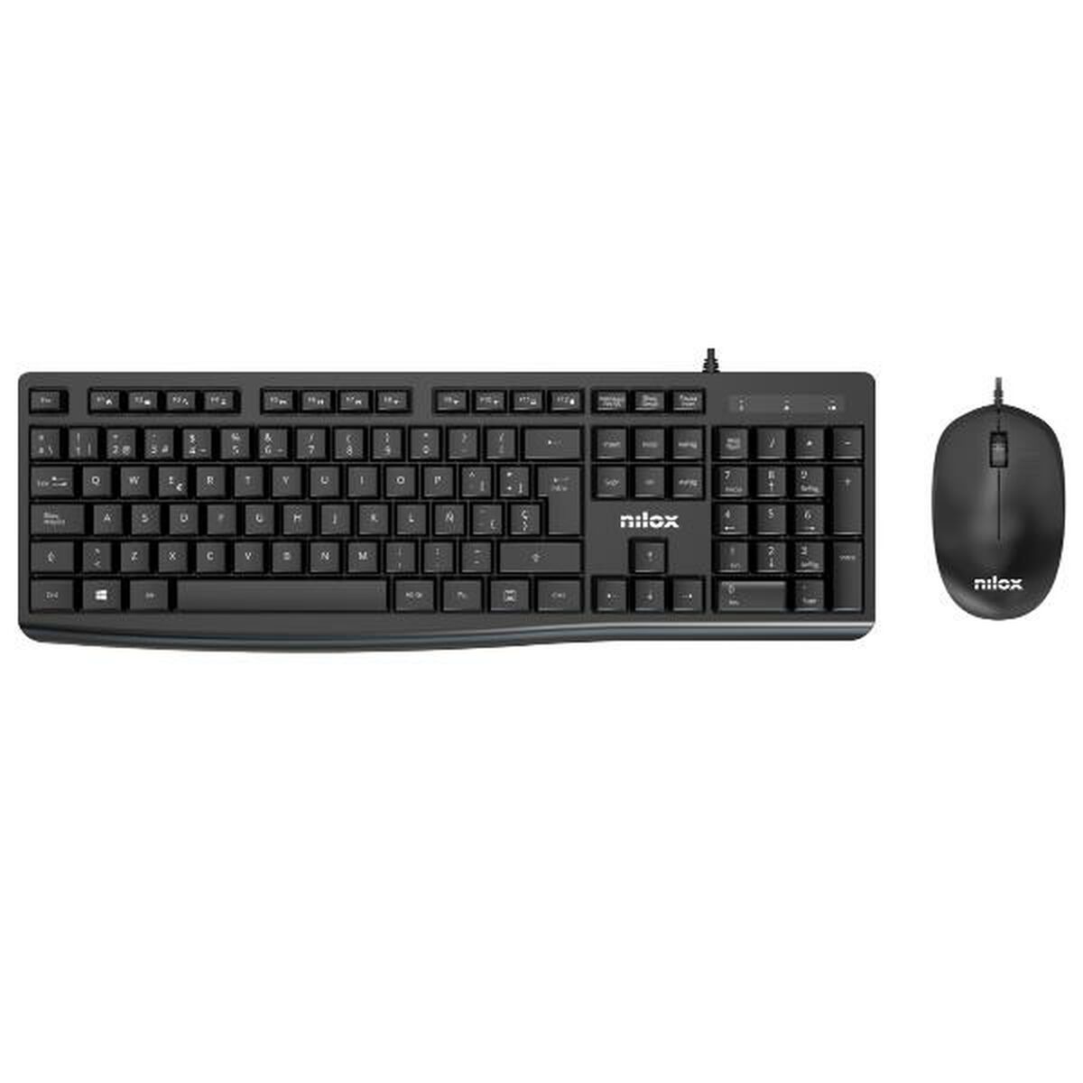 Tastatură și Mouse Nilox NXKME0012 Negru