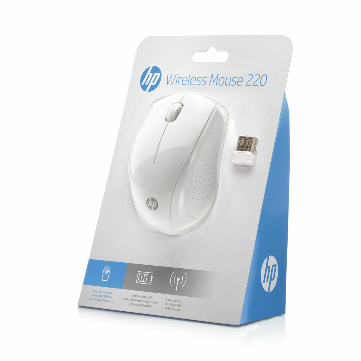 Mouse Fără Fir HP 220 Alb 1600 dpi