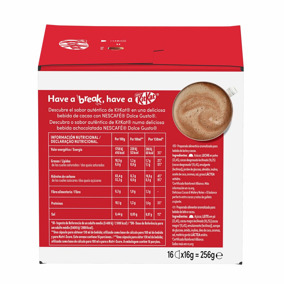 Capsule de cafea Dolce Gusto DOLCE G.12581057 16 Piese (16 Unități)