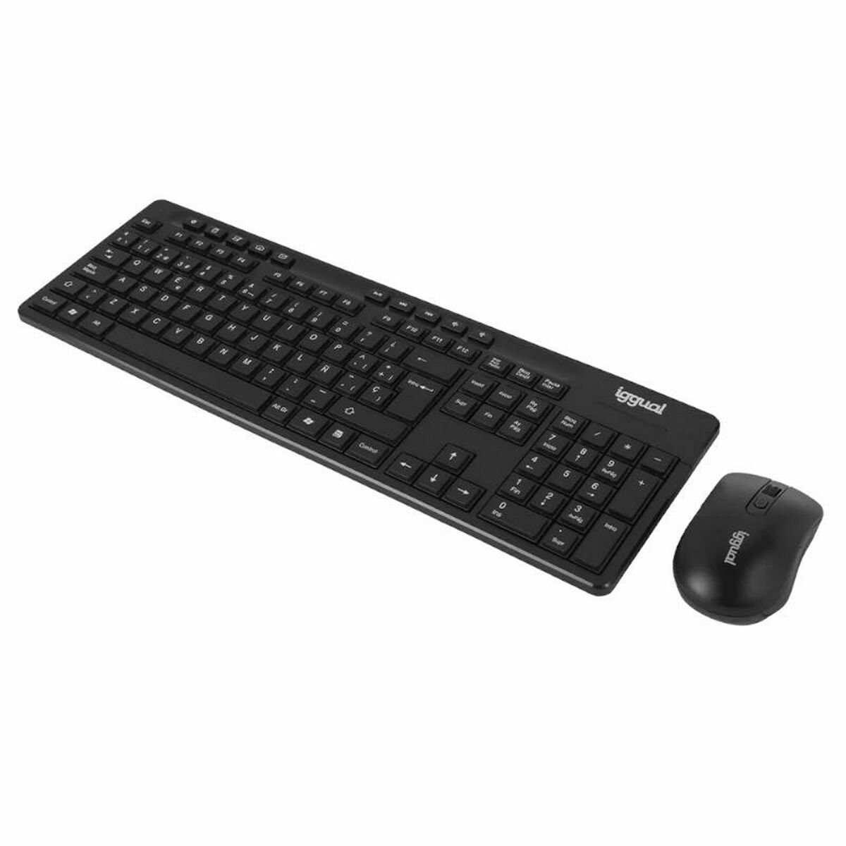 Tastatură și Mouse iggual WMK-BUSINESS2 Negru Qwerty Spaniolă
