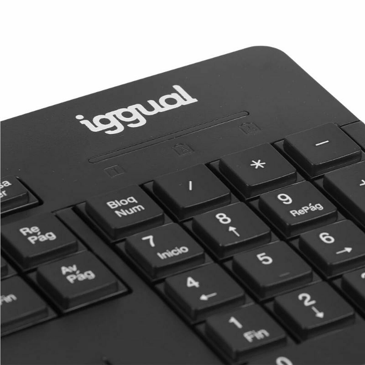 Tastatură și Mouse iggual WMK-BUSINESS2 Negru Qwerty Spaniolă