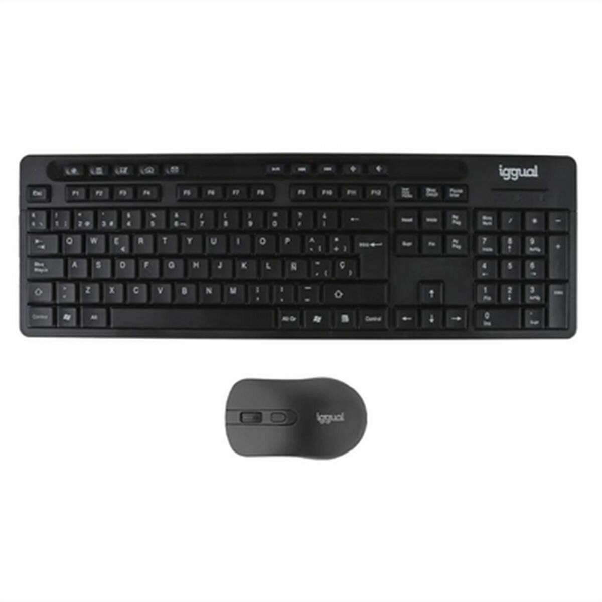 Tastatură și Mouse iggual WMK-BUSINESS2 Negru Qwerty Spaniolă