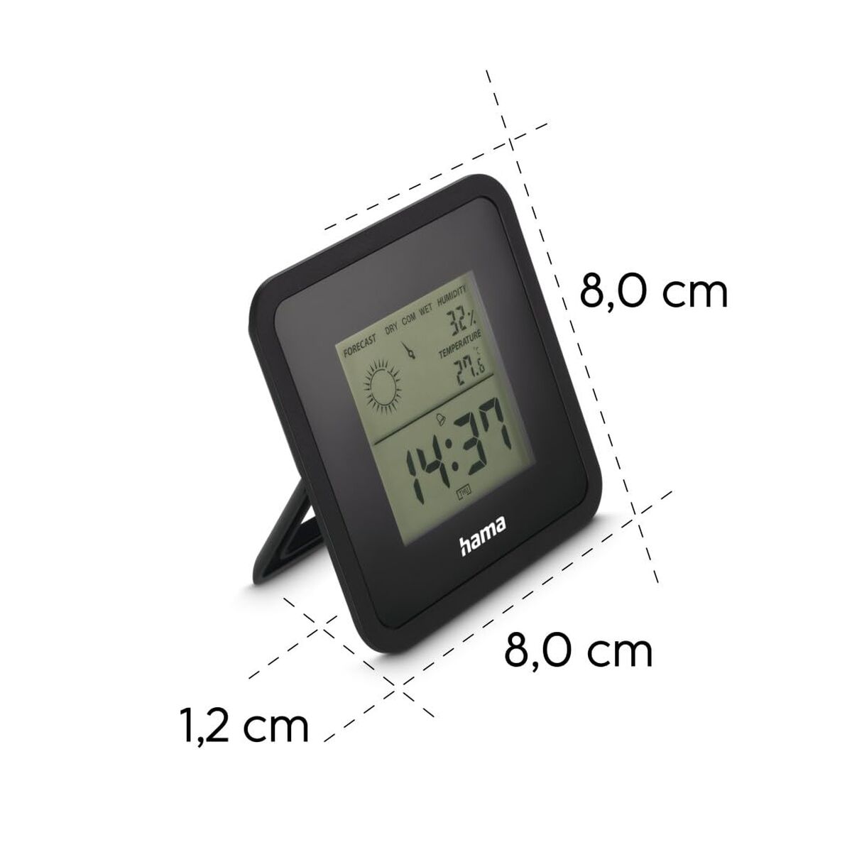 Stație Meteorologică Multifuncțională Hama 00185890 Negru