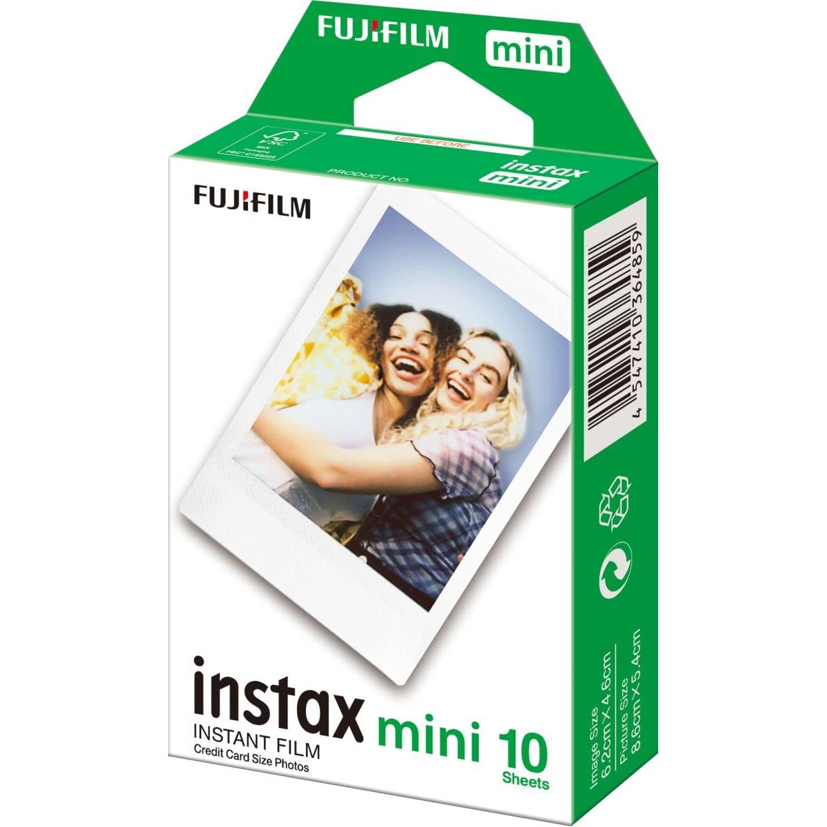 Cameră Digitală Fujifilm INSTAX GLOSSY MINI 10 COPIAS Alb