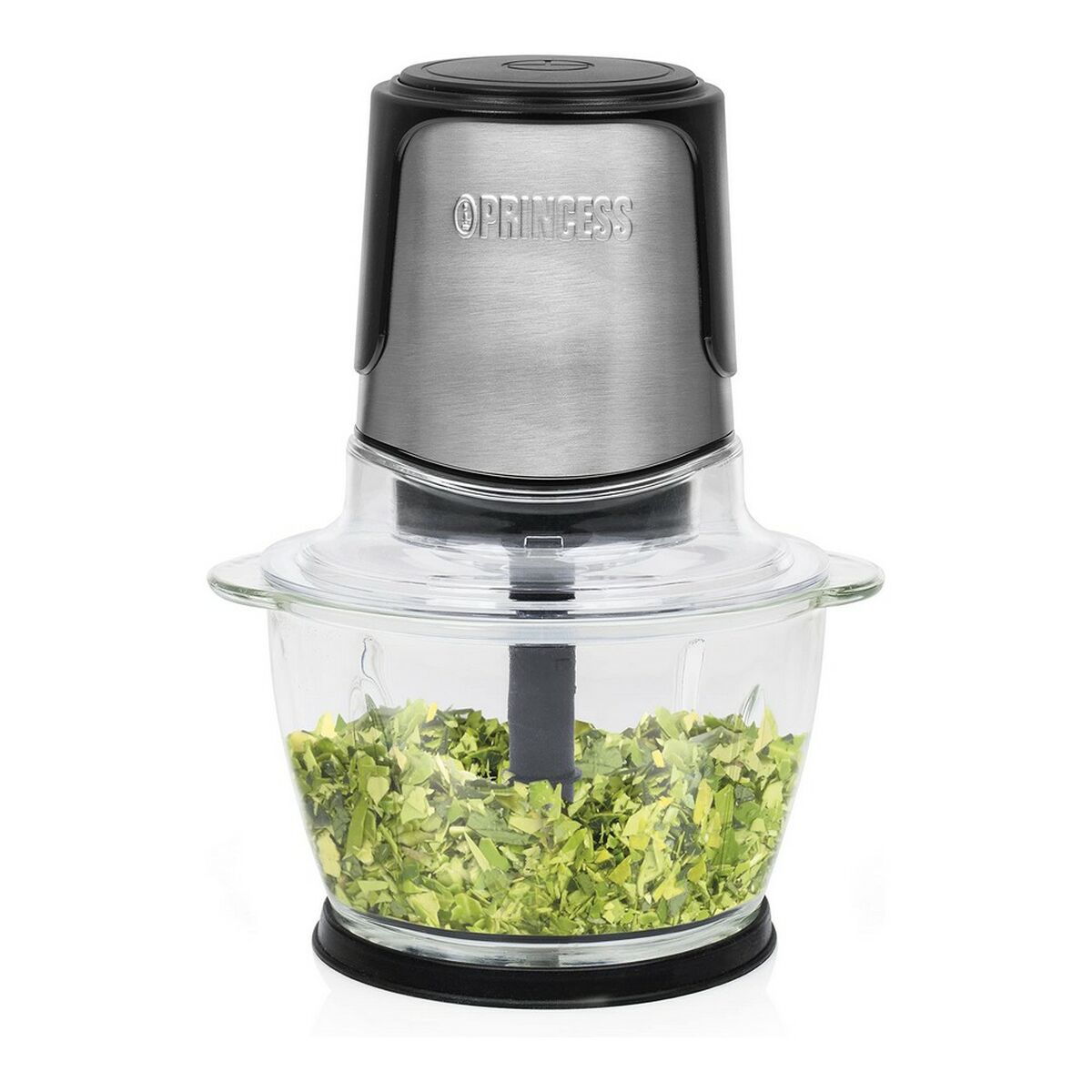Tocător Princess Negru Sticlă Oțel inoxidabil 300 W 1 L