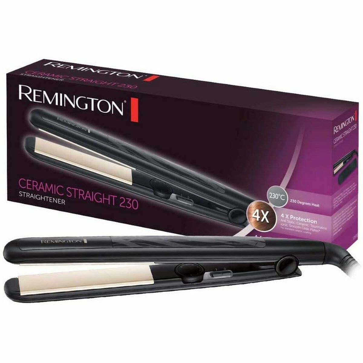 Placă de Păr Remington S3500 Negru