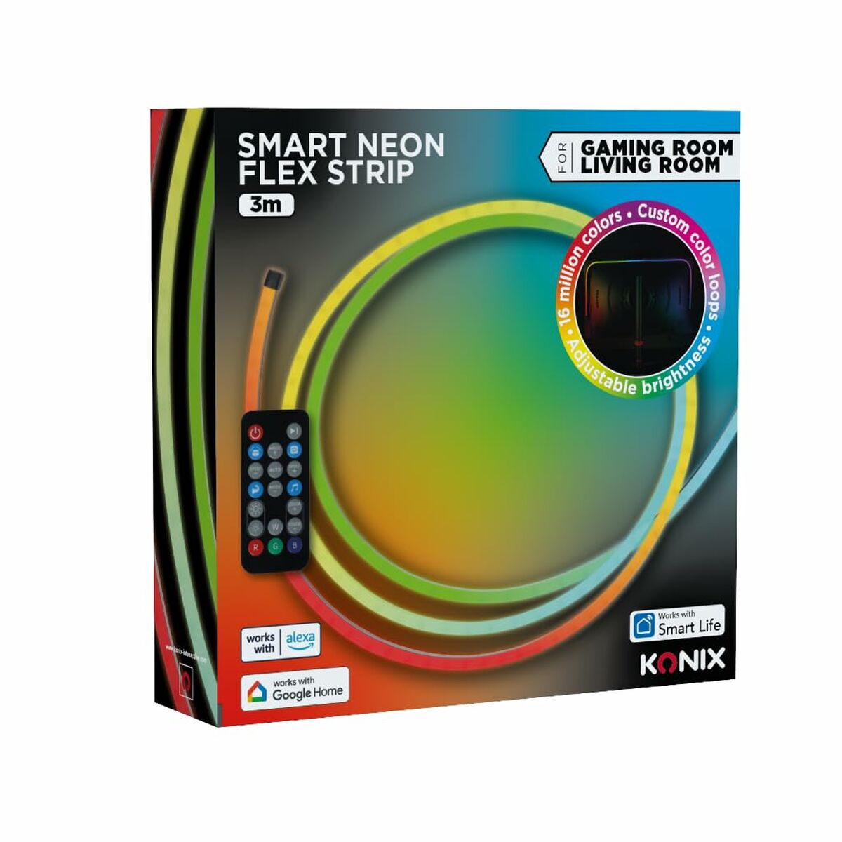 Benzi LED KONIX SMART 3 m Multicolor