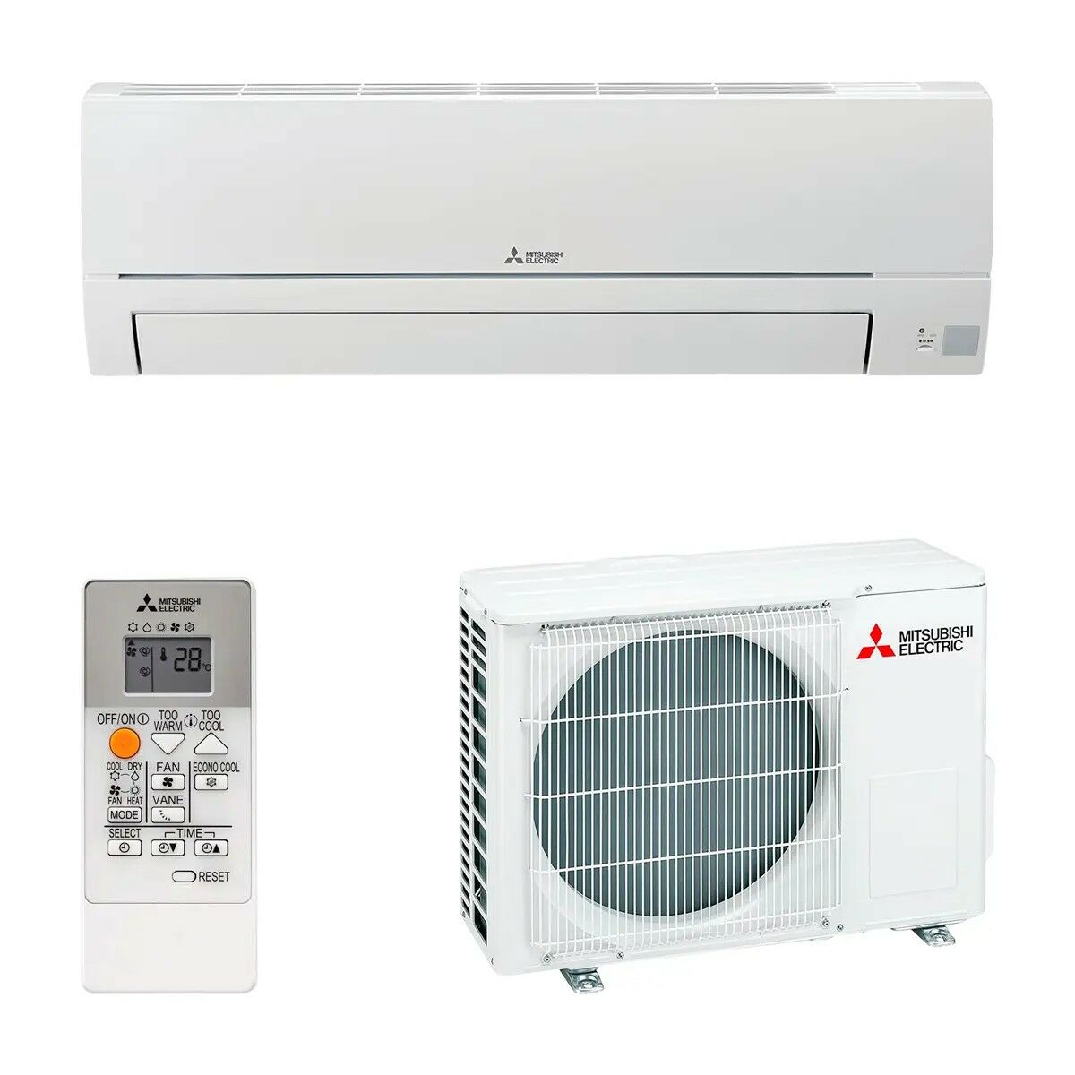 Aer Condiționat Mitsubishi Electric MSZHR35VFK 2924F A++ Alb A++ 3400 W 3700 W 2924 fg/h 2924 kcal/h-3096 kcal/h